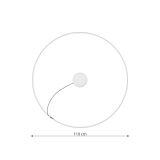 Żyrandol Rio 110 Czarny LED 3000K TH.103 Sollux