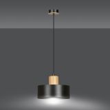 mini: Lampa wisząca TORIN nowoczesna czarna E27 15W LED (7)