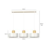 mini: Lampa wisząca TORIN nowoczesna biała E27 15W LED (7)