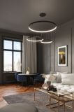 Żyrandol Rio 55 Czarny LED 3000K TH.106 Sollux