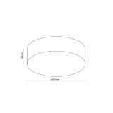 mini: RONDO GRAPHITE LAMPA SUFITOWA 4  450 (3)