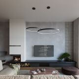 Żyrandol Rio 78 Czarny LED 4000K TH.110 Sollux