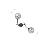 mini: Kinkiet HUNTER nowoczesny czarny E14 10W LED (3)