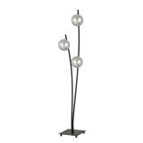 mini: Lampa podłogowa HUNTER nowoczesna czarna E14 10W LED (1)