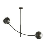 mini: Lampa sufitowa HUNTER nowoczesna czarna E14 10W LED (2)