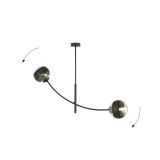 mini: Lampa sufitowa HUNTER nowoczesna czarna E14 10W LED (3)