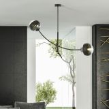 mini: Lampa sufitowa HUNTER nowoczesna czarna E14 10W LED (4)
