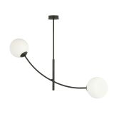 mini: Lampa sufitowa HUNTER nowoczesna czarna E14 10W LED (1)