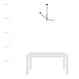 mini: Lampa sufitowa HUNTER nowoczesna czarna E14 10W LED (3)