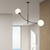 mini: Lampa sufitowa HUNTER nowoczesna czarna E14 10W LED (6)