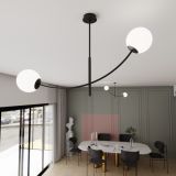 mini: Lampa sufitowa HUNTER nowoczesna czarna E14 10W LED (7)