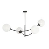 mini: Lampa sufitowa HUNTER nowoczesna czarna E14 10W LED (2)