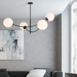 mini: Lampa sufitowa HUNTER nowoczesna czarna E14 10W LED (5)