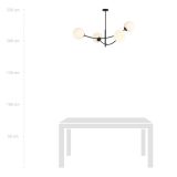 mini: Lampa sufitowa HUNTER nowoczesna czarna E14 10W LED (8)