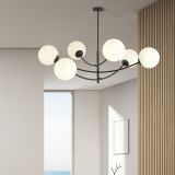 mini: Lampa sufitowa HUNTER nowoczesna czarna E14 10W LED (7)