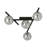 mini: Lampa sufitowa SMART nowoczesna czarna E14 10W LED (6)