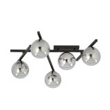 mini: Lampa sufitowa SMART nowoczesna czarna E14 10W LED (5)
