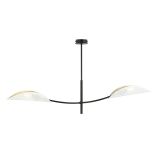 mini: Lampa sufitowa LOTUS nowoczesna czarna E14 10W LED (1)