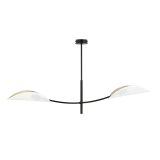 mini: Lampa sufitowa LOTUS nowoczesna czarna E14 10W LED (2)