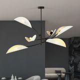 mini: Lampa sufitowa LOTUS nowoczesna czarna E14 10W LED (4)
