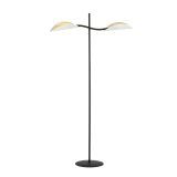 mini: Lampa podłogowa LOTUS nowoczesna czarna E14 10W LED (2)