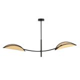 mini: Lampa sufitowa LOTUS nowoczesna czarna E14 10W LED (3)
