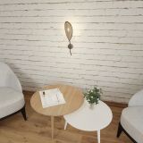 mini: Kinkiet LOTUS boho czarny E14 10W LED (4)