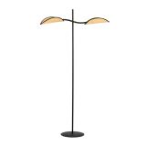 mini: Lampa podłogowa LOTUS nowoczesna czarna E14 10W LED (2)