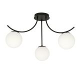 mini: Lampa sufitowa BOSTON nowoczesna czarna E14 10W LED (2)