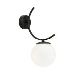 mini: Kinkiet BOSTON nowoczesny czarny E14 10W LED (2)