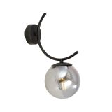 mini: Kinkiet BOSTON nowoczesny czarny E14 10W LED (1)