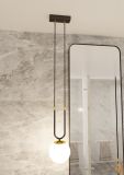 mini: Lampa wisząca GLAM nowoczesna czarna E14 10W LED (7)