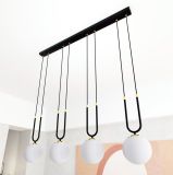 mini: Lampa wisząca GLAM nowoczesna czarna E14 10W LED (8)