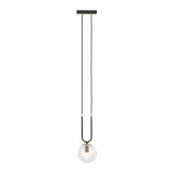 mini: Lampa wisząca GLAM nowoczesna czarna E14 10W LED (1)