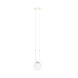 mini: Lampa wisząca GLAM nowoczesna biała E14 10W LED (3)