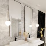 mini: Lampa wisząca GLAM nowoczesna biała E14 10W LED (4)