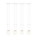 mini: Lampa wisząca GLAM nowoczesna biała E14 10W LED (1)