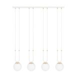 mini: Lampa wisząca GLAM nowoczesna biała E14 10W LED (2)