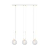 mini: Lampa wisząca GLAM nowoczesna biała E14 10W LED (1)