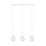 mini: Lampa wisząca GLAM nowoczesna biała E14 10W LED (2)