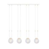 mini: Lampa wisząca GLAM nowoczesna biała E14 10W LED (1)