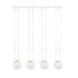 mini: Lampa wisząca GLAM nowoczesna biała E14 10W LED (2)
