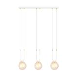 mini: Lampa wisząca GLAM nowoczesna biała E14 10W LED (1)