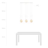 mini: Lampa wisząca GLAM nowoczesna biała E14 10W LED (7)