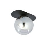 Lampa sufitowa PLAZA nowoczesna czarna E14 10W LED
