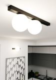 mini: Lampa sufitowa FIT nowoczesna czarna E14 10W LED (3)