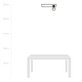 mini: Lampa sufitowa IMAGO nowoczesna czarna E14 10W LED (2)