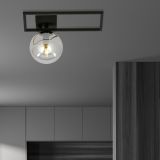 mini: Lampa sufitowa IMAGO nowoczesna czarna E14 10W LED (5)
