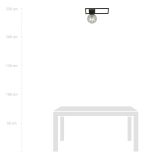 mini: Lampa sufitowa IMAGO nowoczesna czarna E14 10W LED (8)