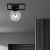 mini: Lampa sufitowa IMAGO nowoczesna czarna E14 10W LED (5)